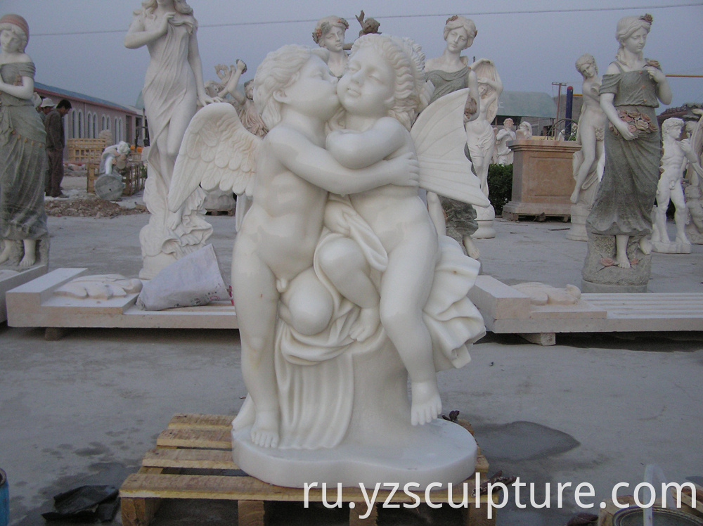 White Marble Statues